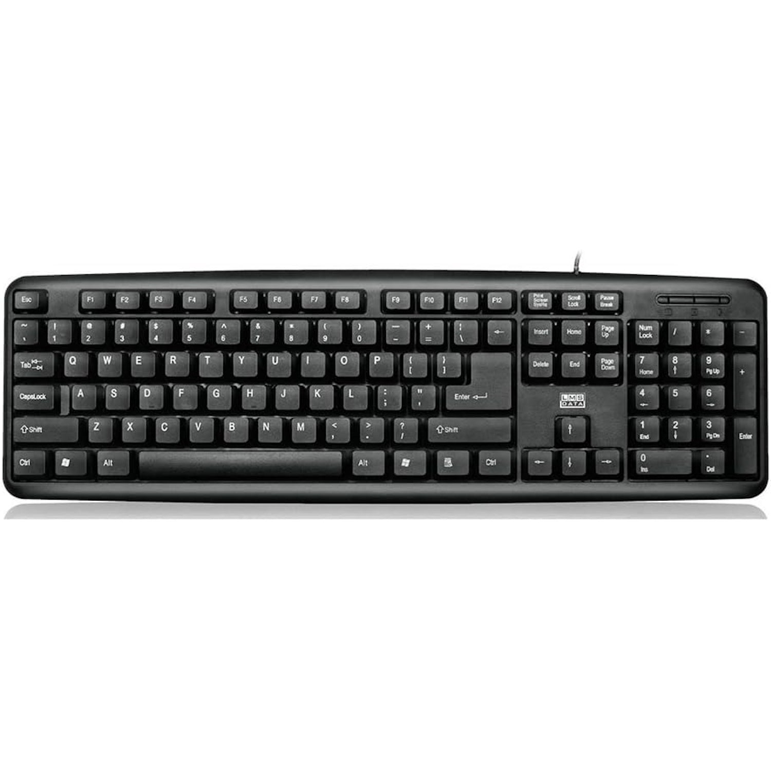 USB Standard Keyboard - 104 keys, black- Netbit UK