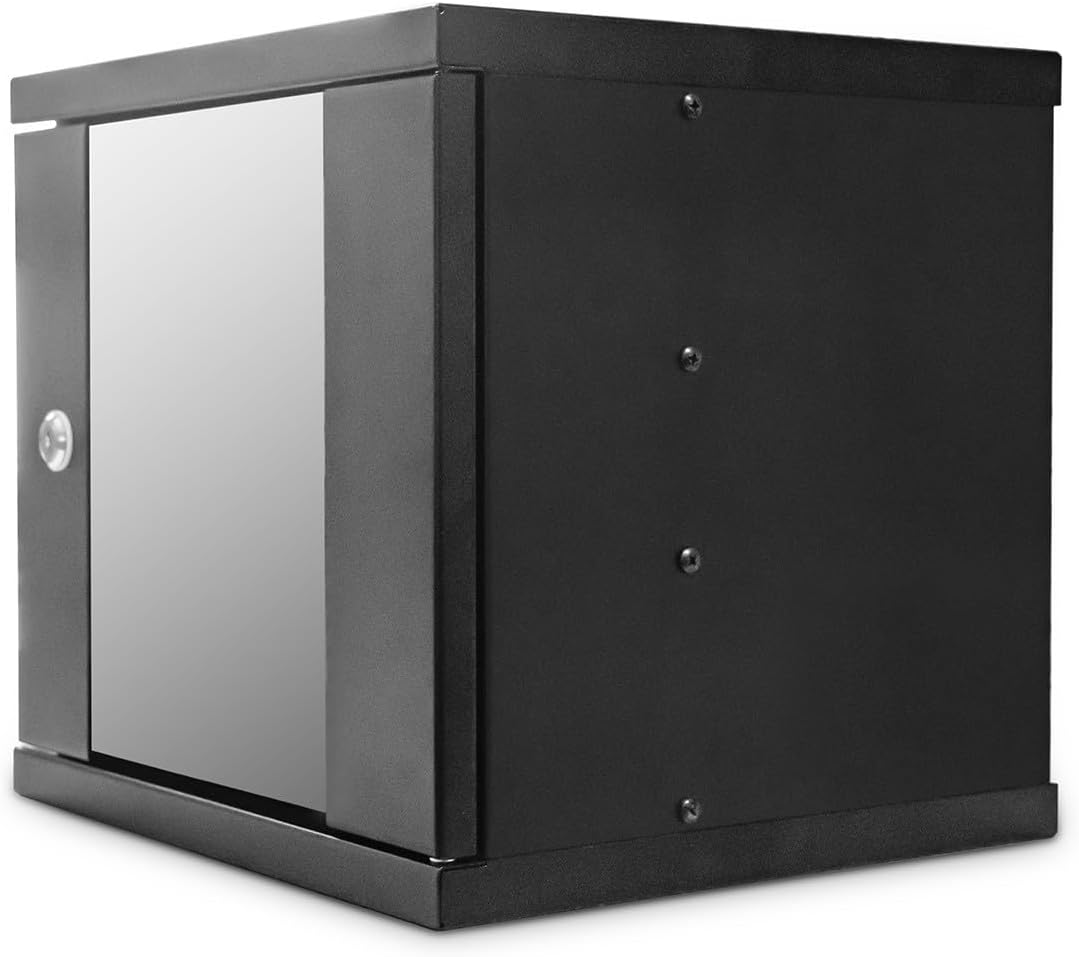 Wall Mount Data Cabinet|6U 300mm Deep 10 inch SoHo Black