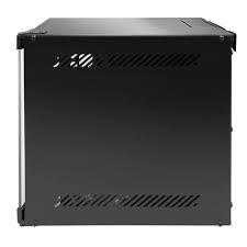 9U 310mm Deep 10" Wall Cabinet (W280xD310)-Black - Flatpack