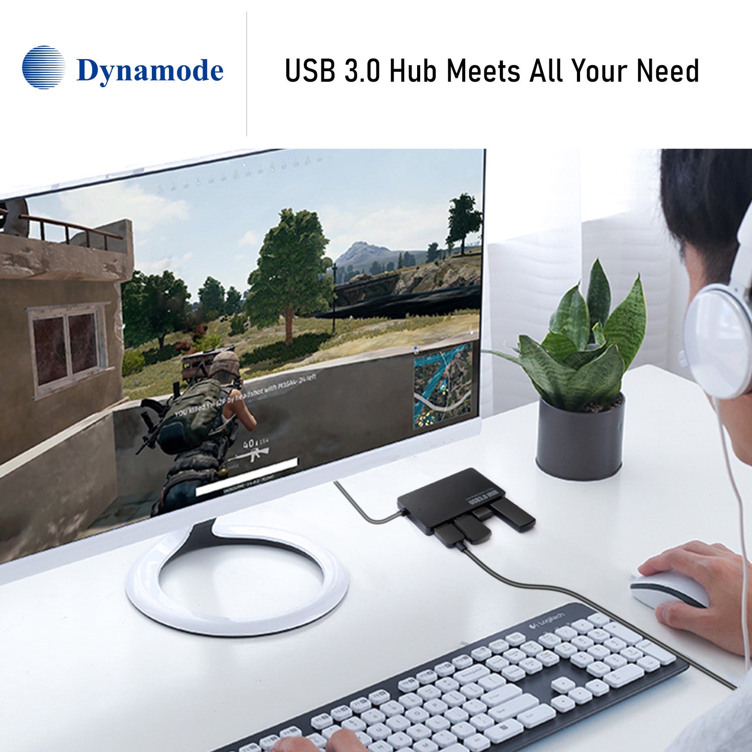 High End 4 Port SuperSpeed USB 3.0 Hub Bundle - Netbit UK