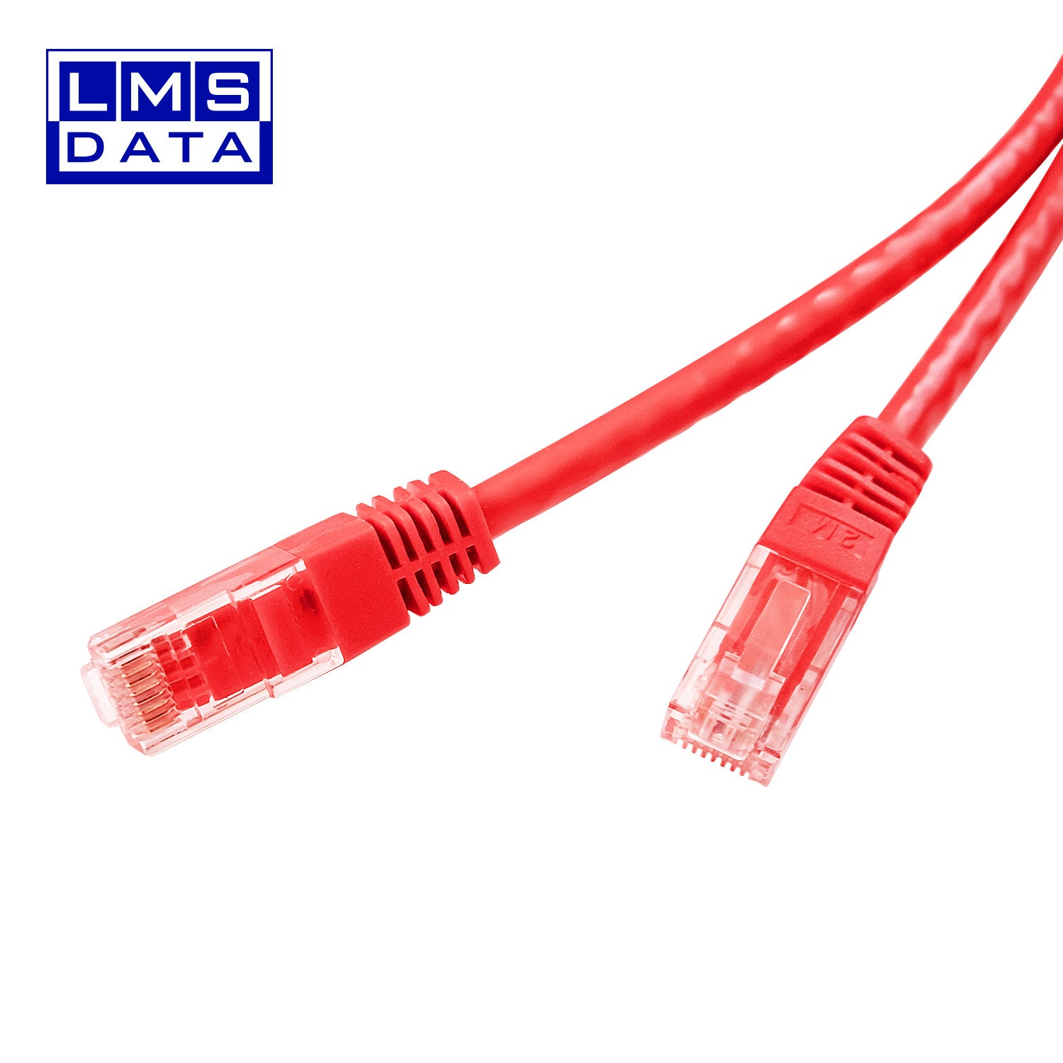 ethernet cable 10m cat6 red colour -10.0m LMS Data Ethernet Cat6 RJ45 UTP Patch cable cord-Netbit UK