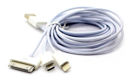 C-4IN1-IPM - iPhone 4/5 and Samsung Multi Charging Cable - Netbit UK