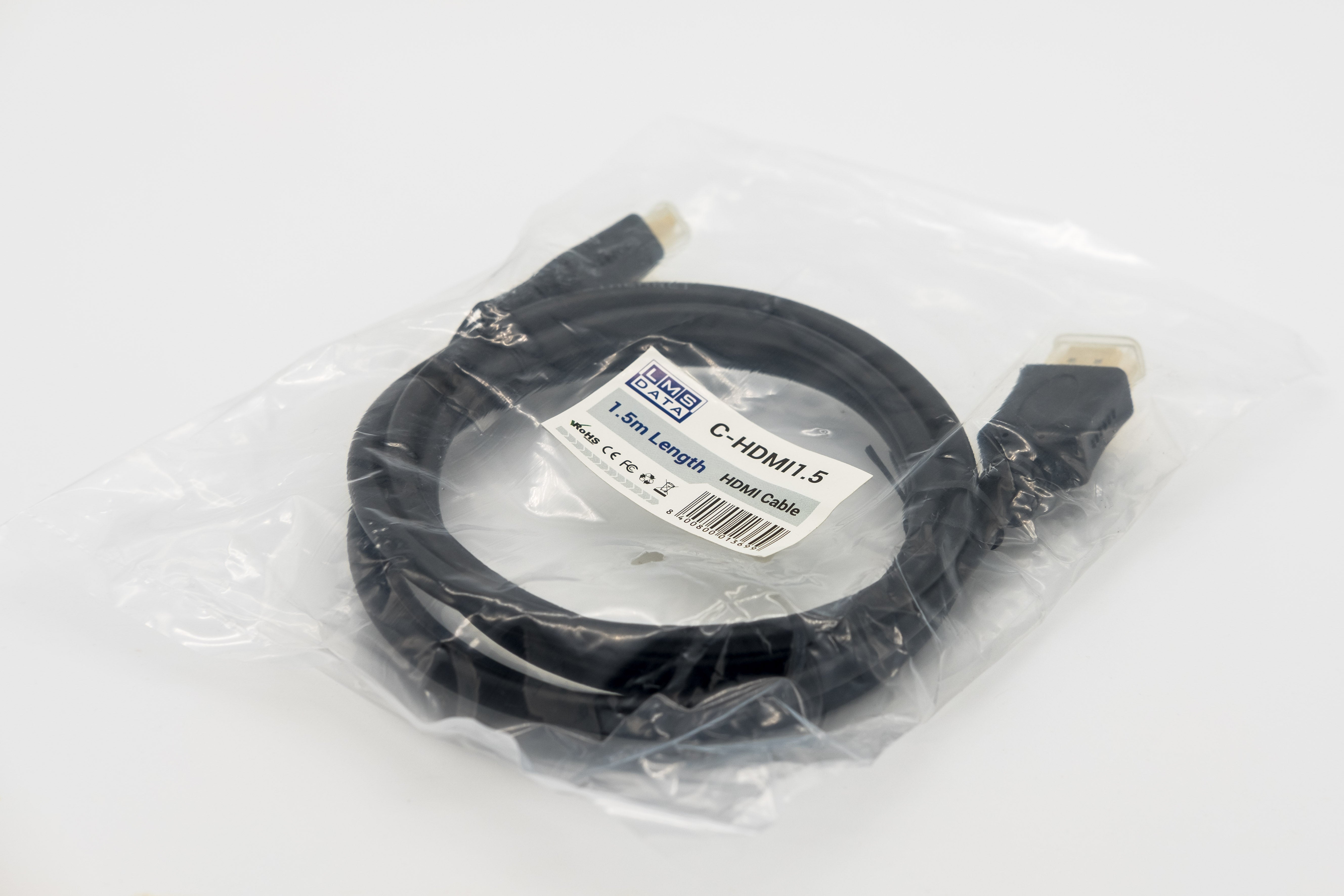 1.5m HDMI Cable / Lead 1080p v1.4 Gold Plated & Shielded HDTV / PS3 / 360 - Netbit UK