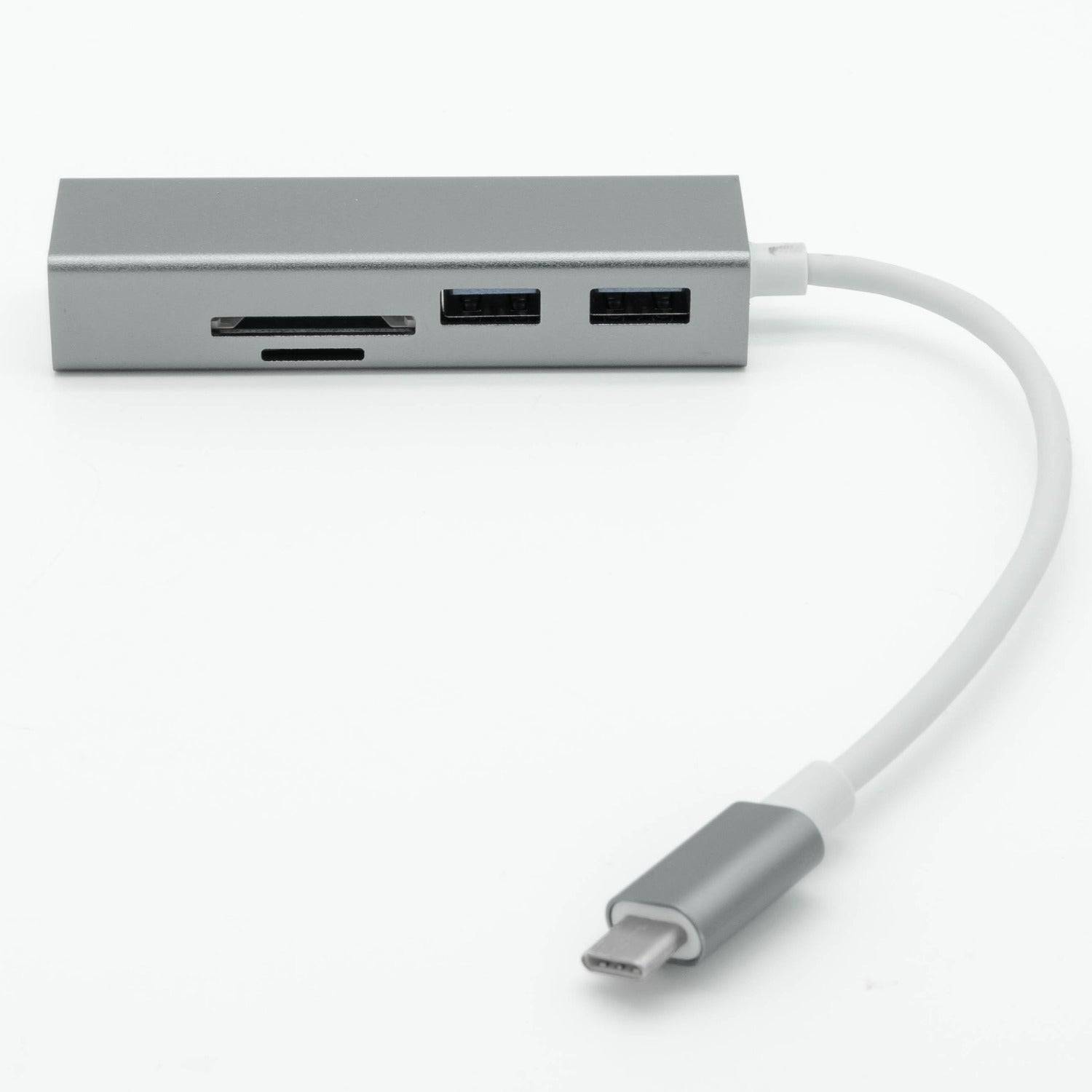 USB3.0 Type-C to 3 Port USB3.0 Hub & Card Reader - Netbit UK