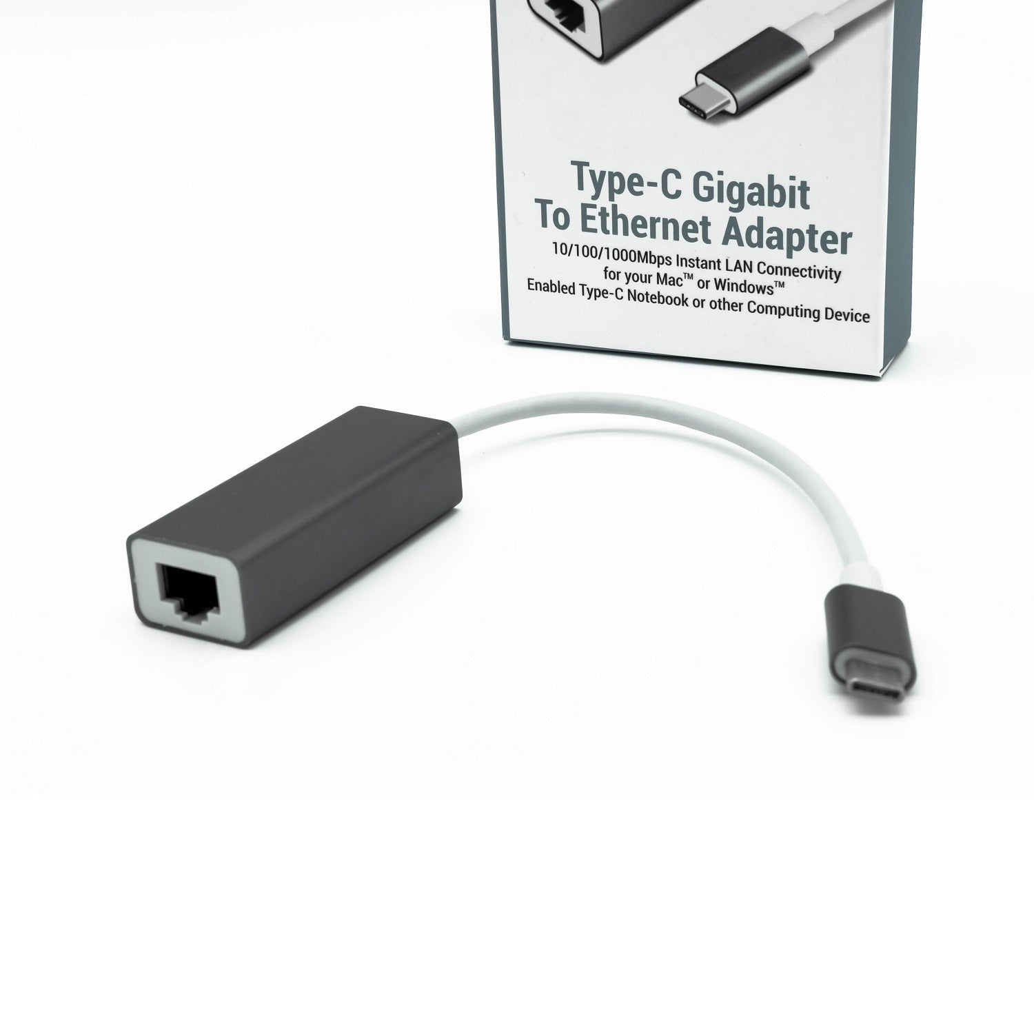 USB Type-C to RJ45 Gigabit Ethernet Adapter - Netbit UK
