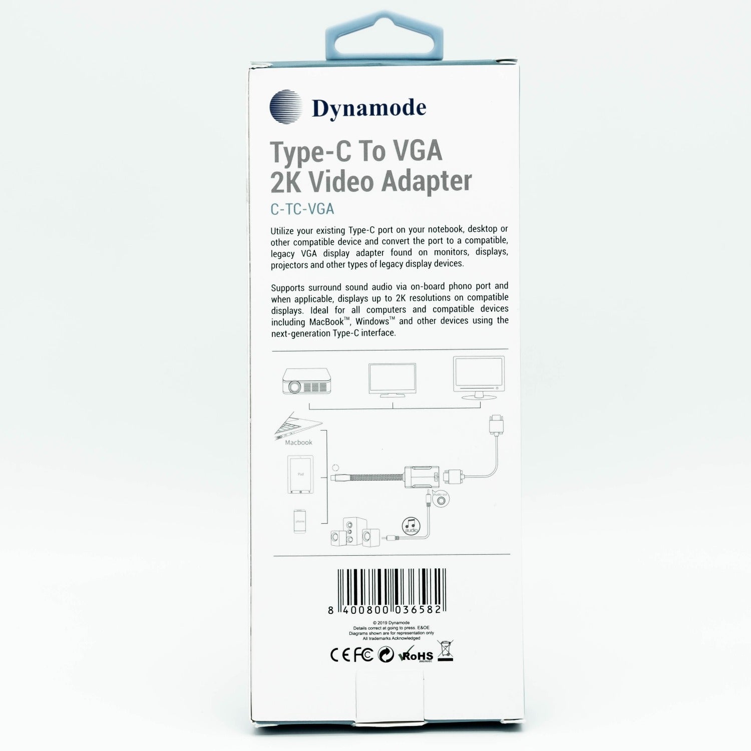 Dynamode C-TC-VGA USB Type-C to VGA Adapter- Netbit UK