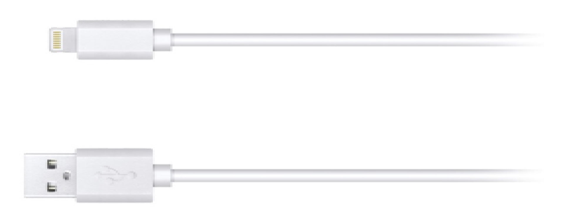 USB2.0 to Lightning Cable - thick cable - Netbit UK