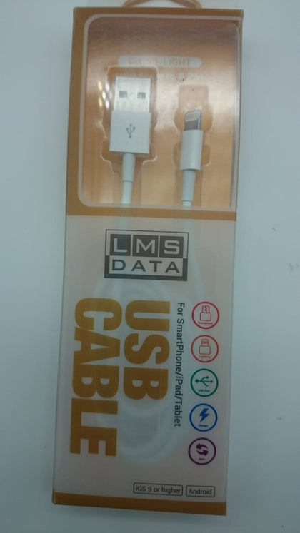 USB2.0 to Lightning Cable - iPhone5/iPad/iPod - Blister Pack - Netbit UK
