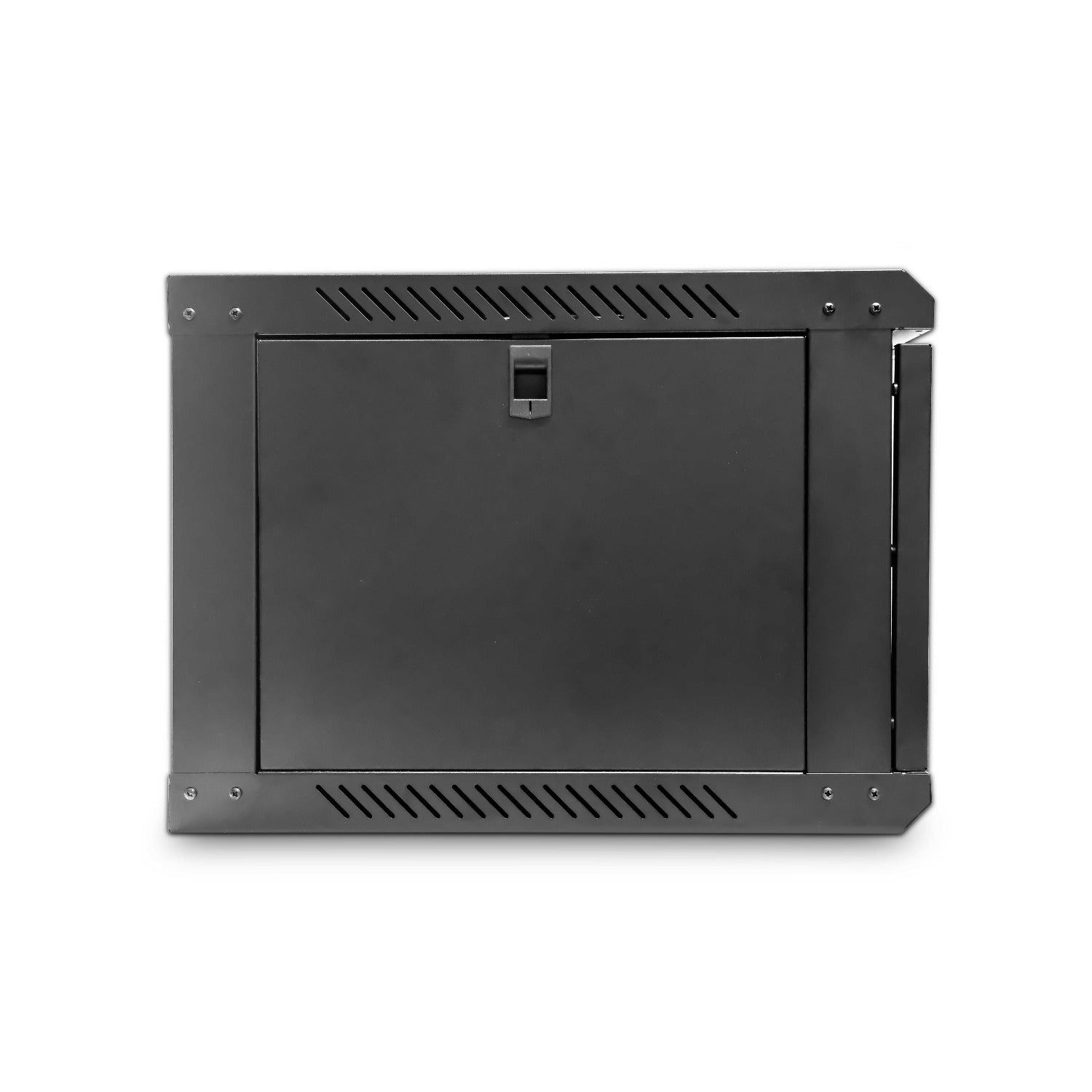 Left-side view of CAB-C6 Wall Mount Data Cabinet with its left panel attached.