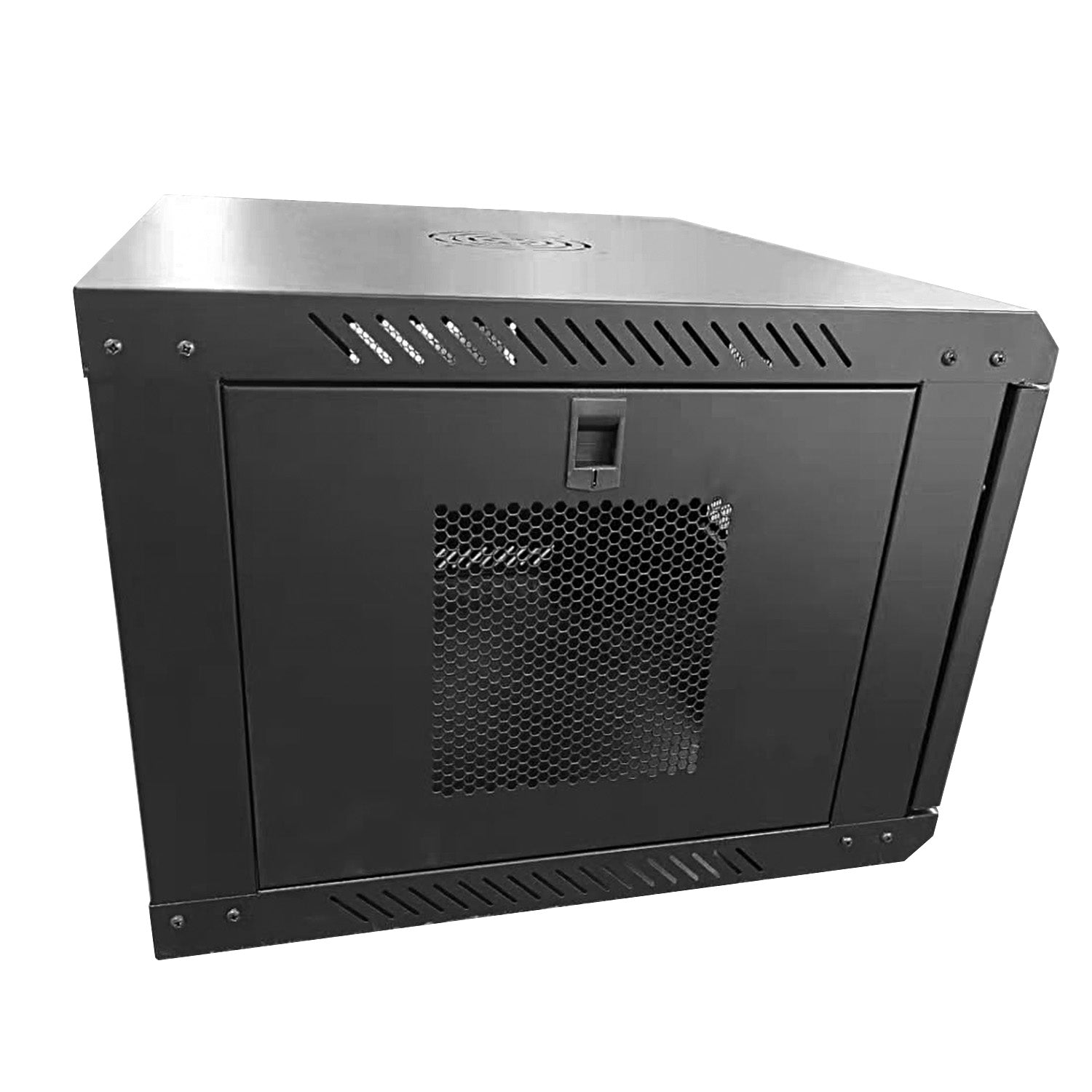 Left-side view of 9U Wall Mount Network Cabinet.