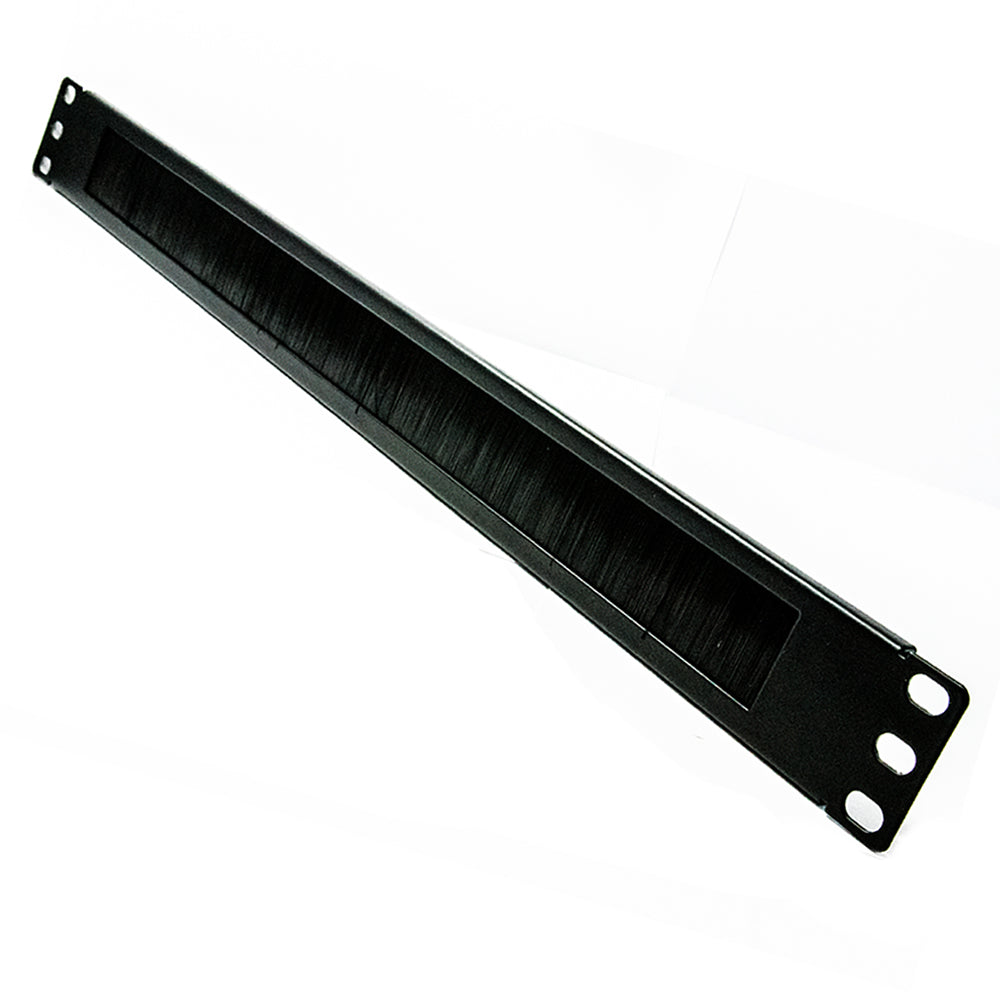 1U 19" Cable Management Bar / Panel - Brush Type (Universal) - Netbit UK