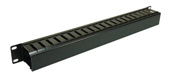 1U 19" Cable Management Bar / Panel - Trunking Type (Universal) - Netbit UK