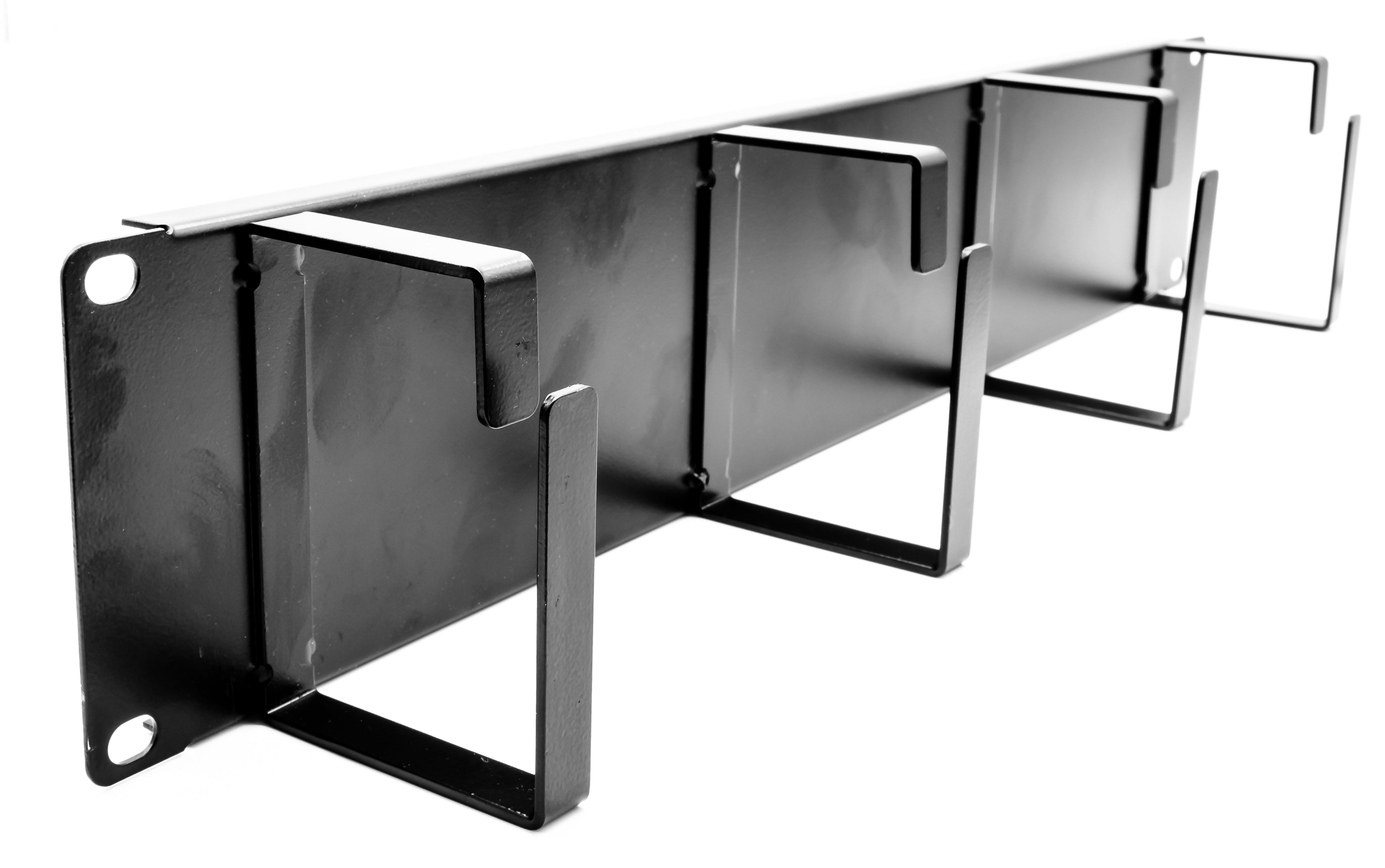 2U 19" Cable Management Panel w/ Rings (Universal) - Netbit UK