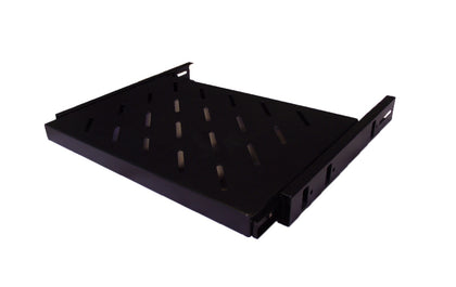 Telescopic Vented Shelf for 600mm Deep Cabinets (W)465x(L)305x(H)15mm for Eco NetCab Range (S Type) - Netbit UK