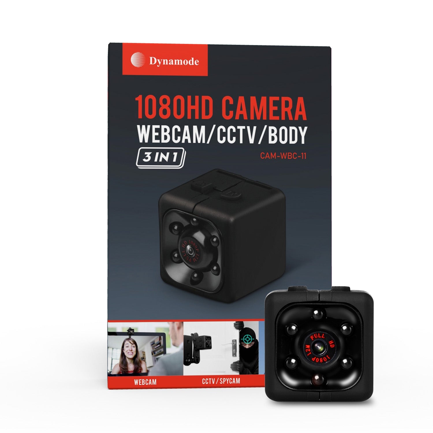 1080P HD Mini Camera - WebCam/CCTV/BodyCam 3-in-1 / Netbit UK