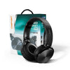 Bluetooth 4.0 Foldable Stereo Headphones with Active Noise Cancellation - Black