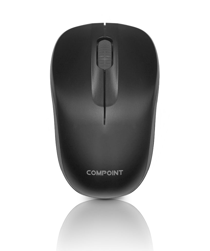 Wireless Mouse - Black / Black - 2.4Ghz - Netbit UK