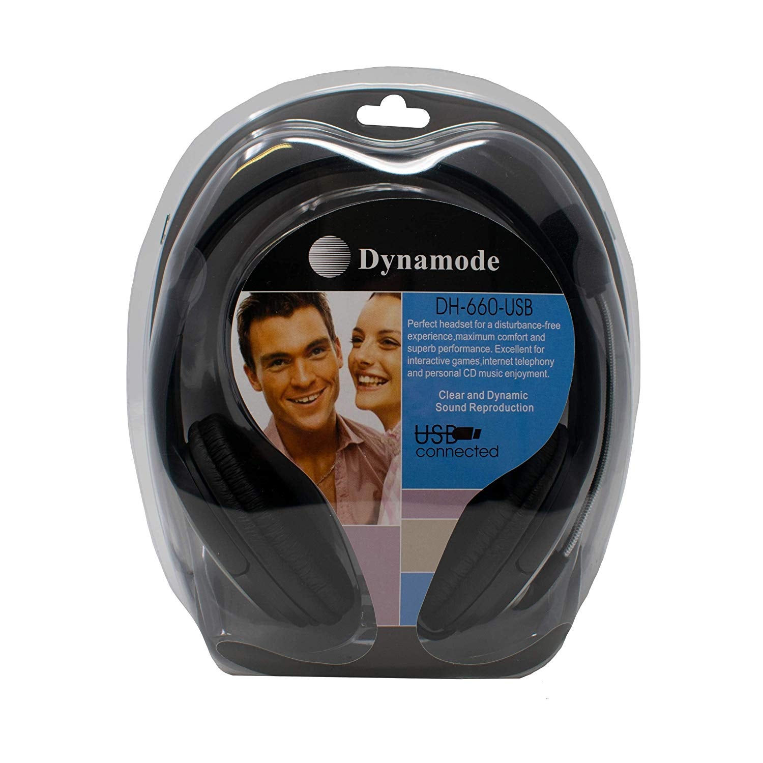 Stereo Headset & Microphone - Full Ear - USB - Netbit UK