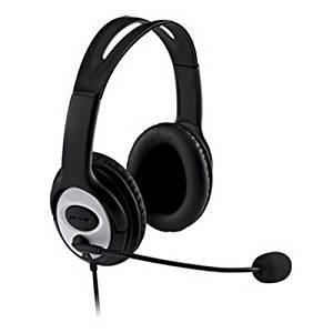 Stereo Headset & Microphone - Full Ear - 3.5mm Jack/s - Netbit UK