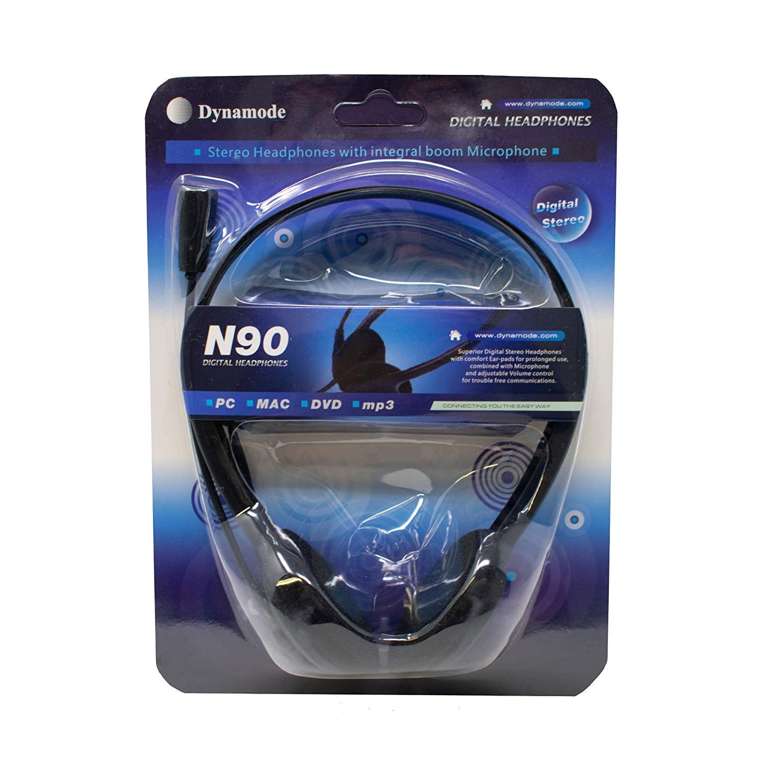 Stereo Headset & Microphone - 3.5mm Jack/s - Netbit UK