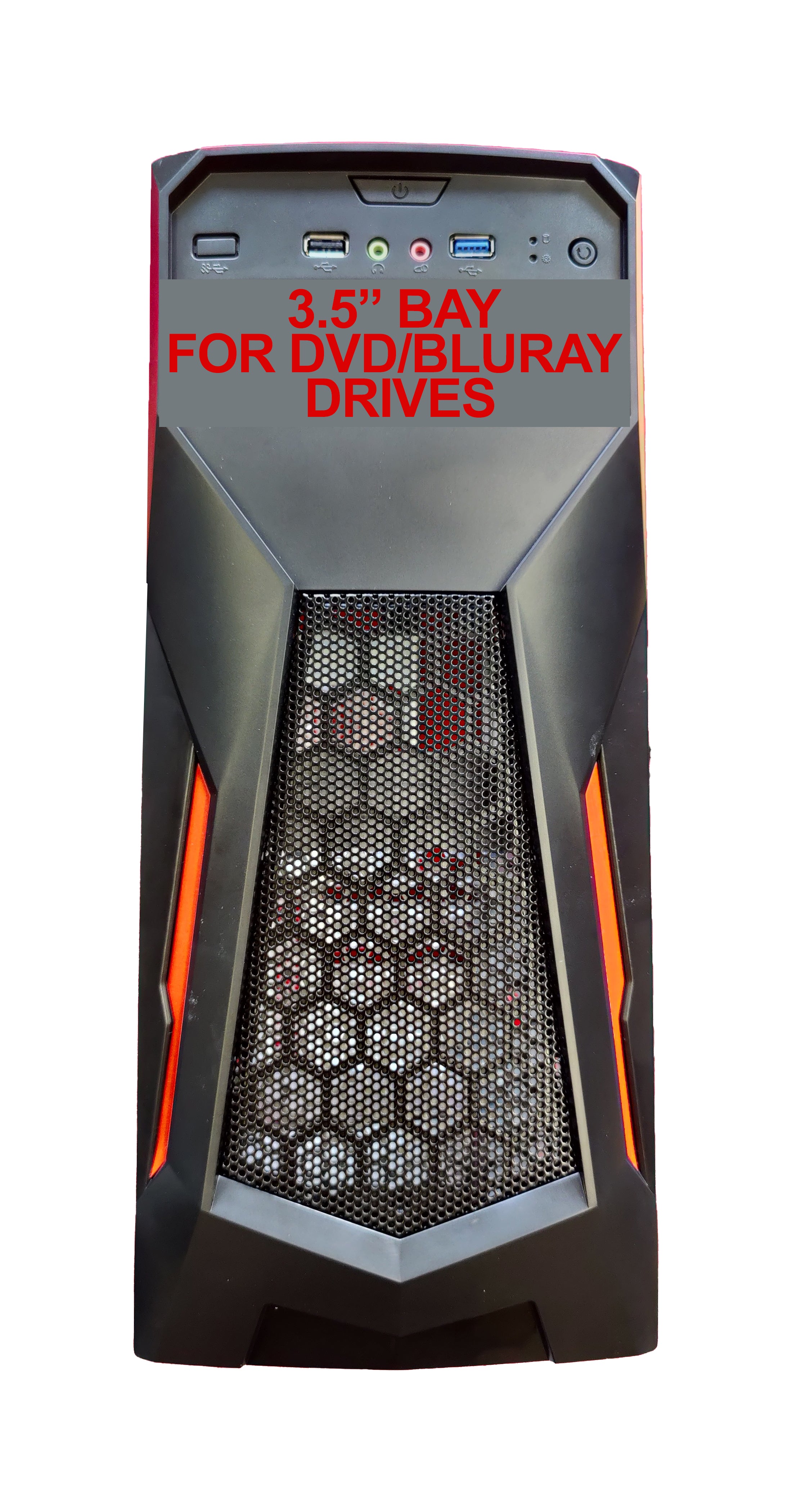 Gaming ATX/M-ATX Computer Case - Black - Netbit UK