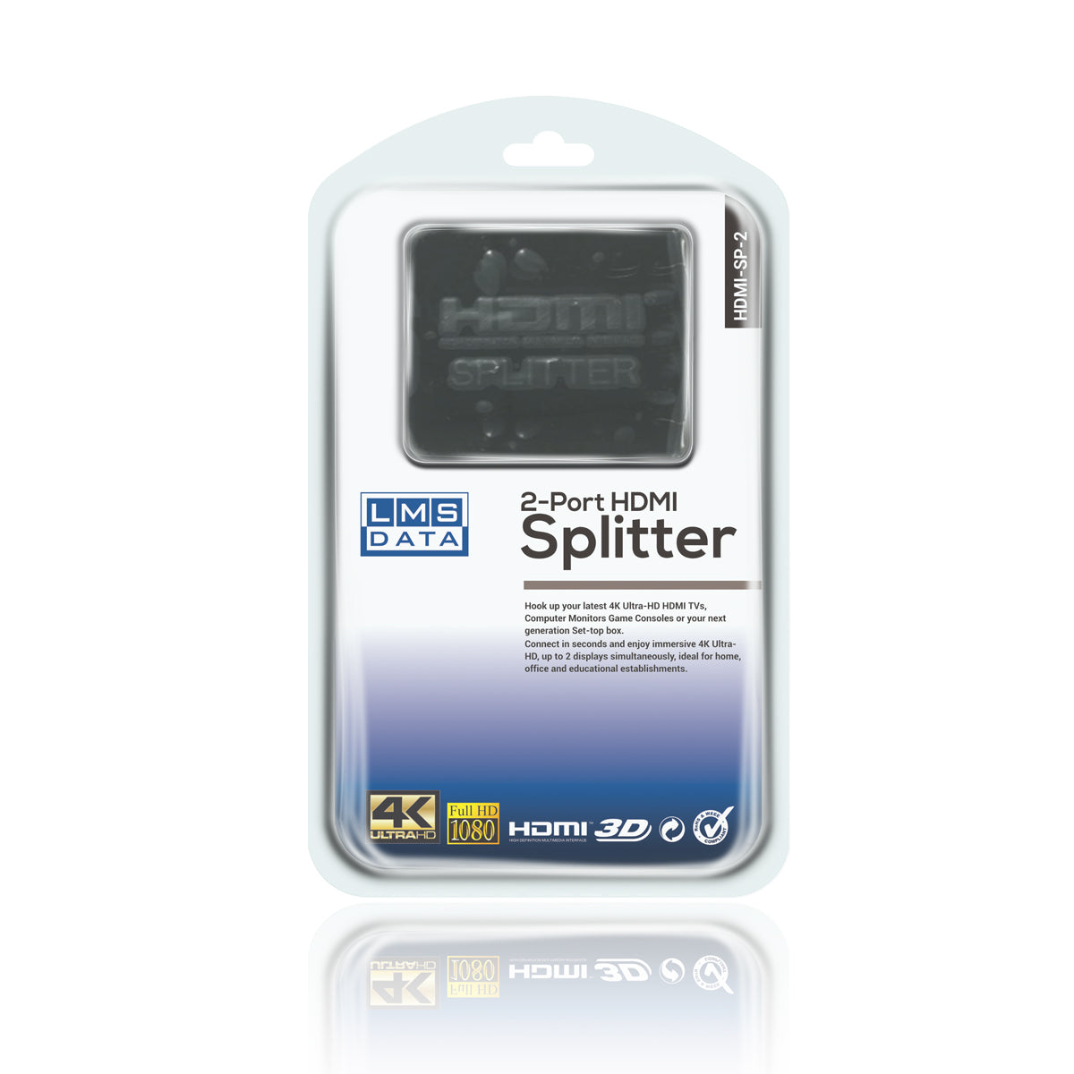 2 Port HDMI Splitter - Netbit UK