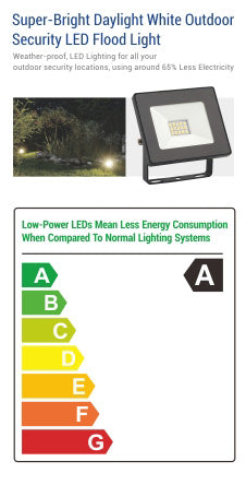 10W LED Flood Light - 800LM / Lumens (IP65) 2835 - Netbit UK