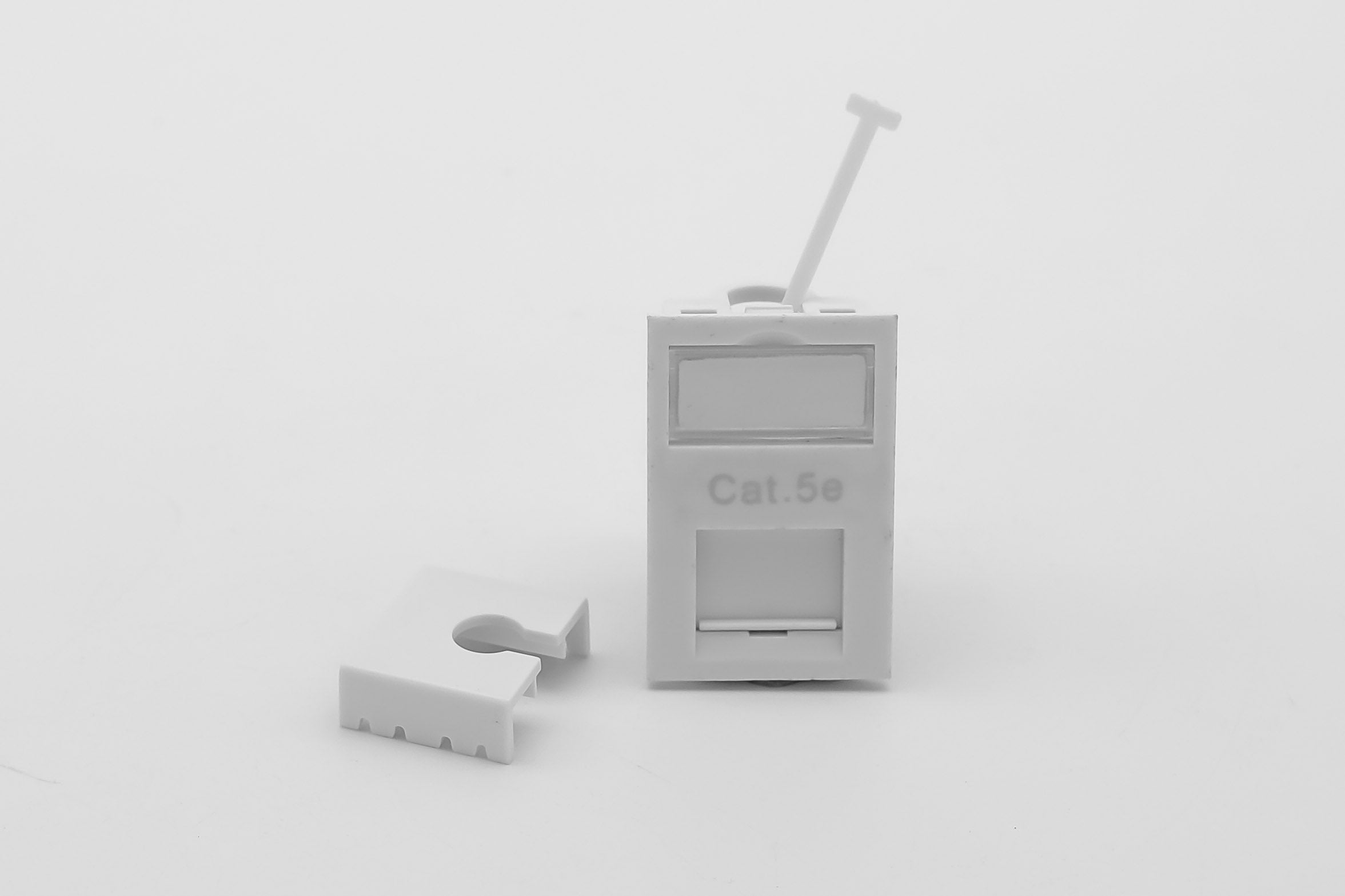 Cat5e UTP RJ45 LJ6C Network Floor Box Module 38 x 25mm - Netbit UK