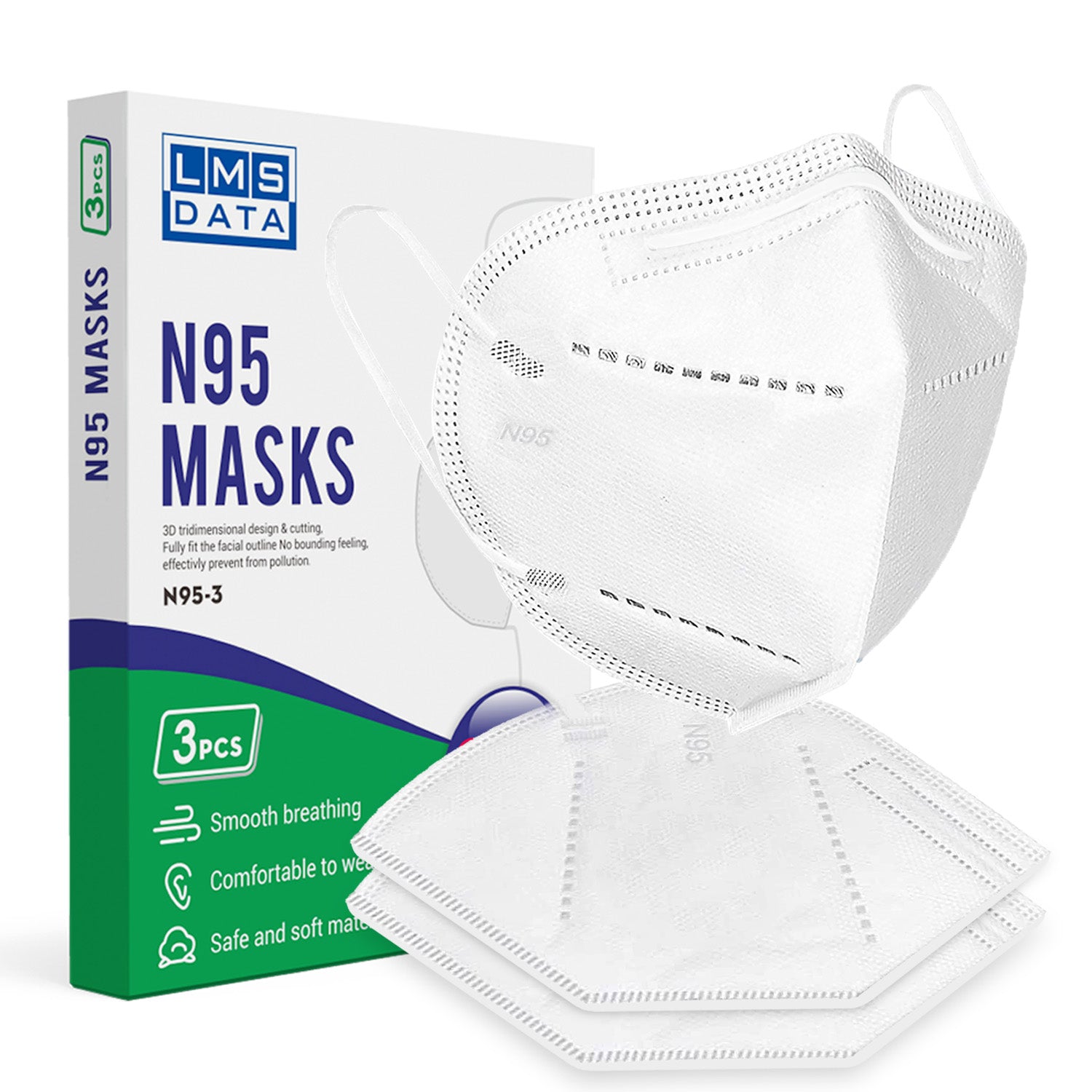 N95 Mask (Box of 3) - Netbit UK