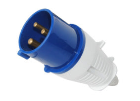 32A Commando Plug - 6h/200-250V~, 2P+E, IP44 - Netbit UK