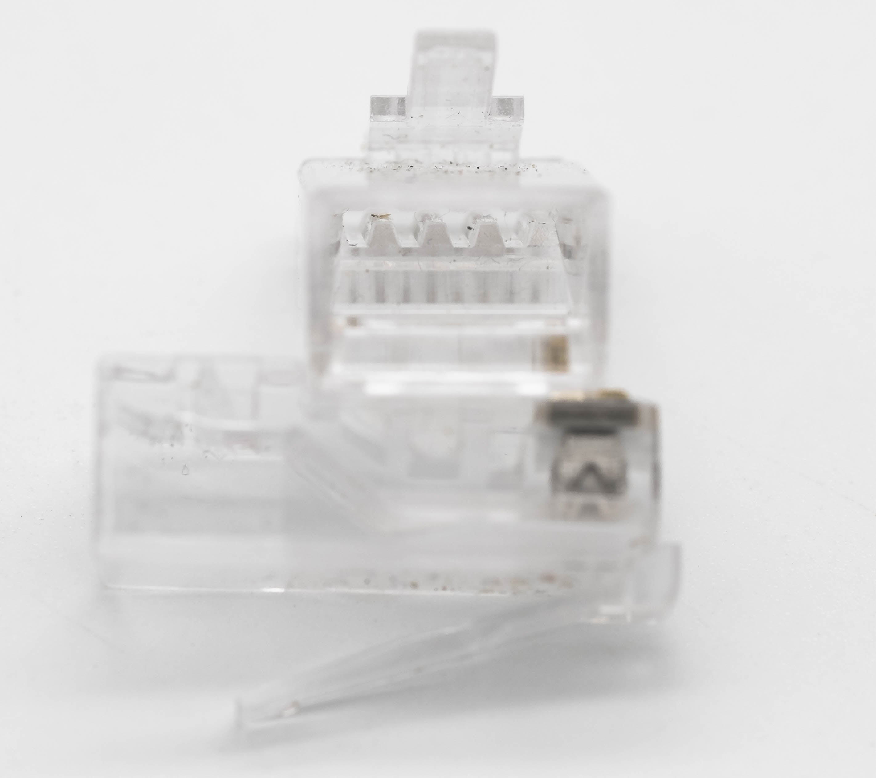 RJ45 Network Connector Plug CAT6 Crimp End *Bag of 100* - Netbit UK