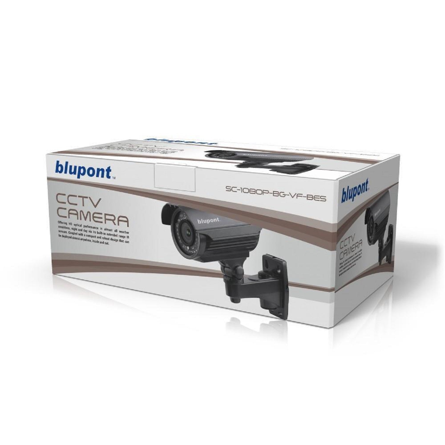 b-secure SONY 2.1MP 1080P/960H 4in1 Grey Bullet CCTV Camera - Varifocal