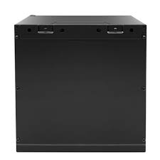 6U 310mm Deep 10" Wall Cabinet (W280xD310)-Black - Flatpack