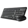 Compoint 2.4Ghz Wireless Keyboard and Mouse Set - Black (CP-KM007W-V2)