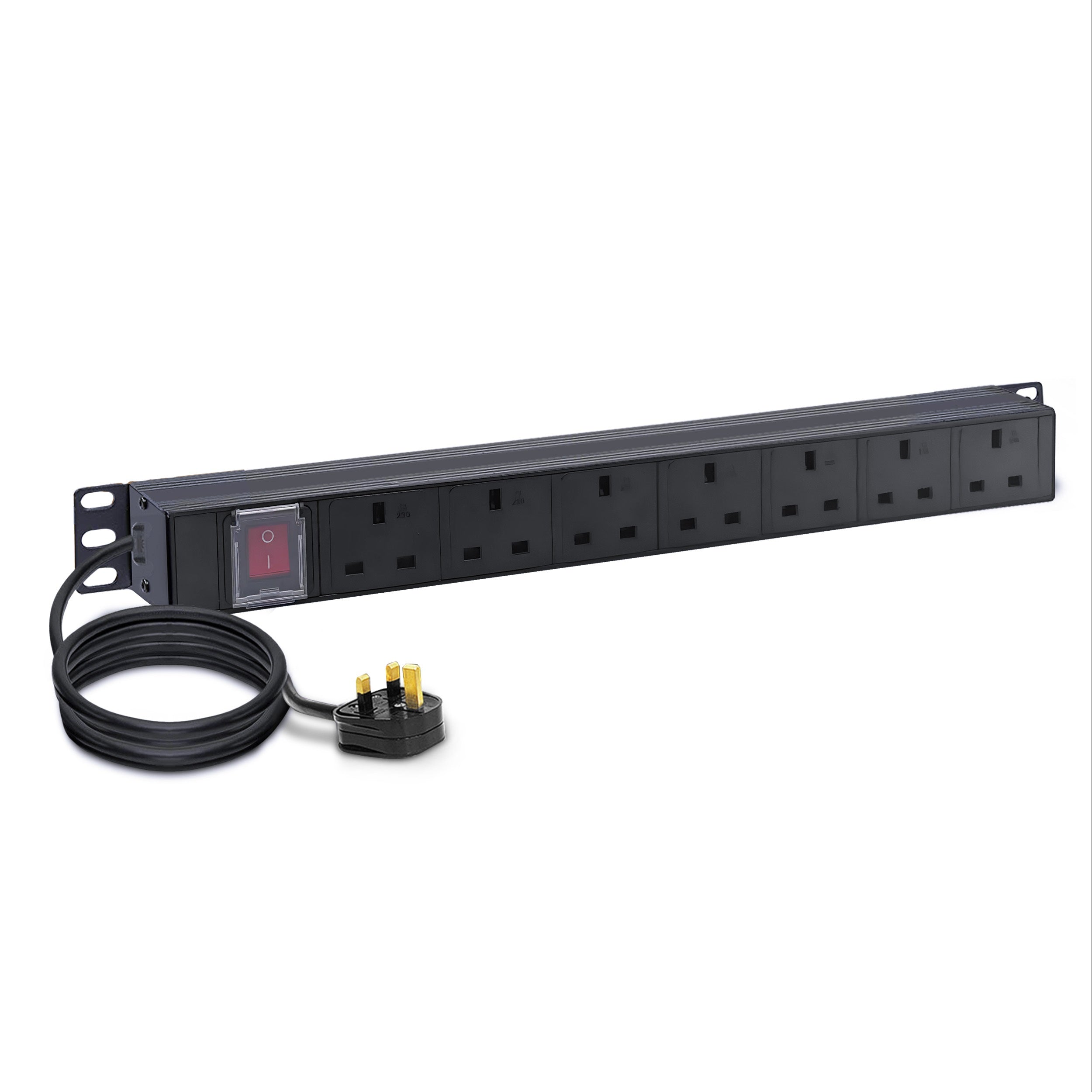 Wall Mount Data Cabinet | 6U 400mm + 7 Way 19" PDU Bundle - Free 5 x Cat6 1m Network Cables