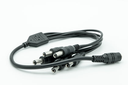 5 Way Power Splitter Cable (1 x female to 5 x male) - Netbit UK