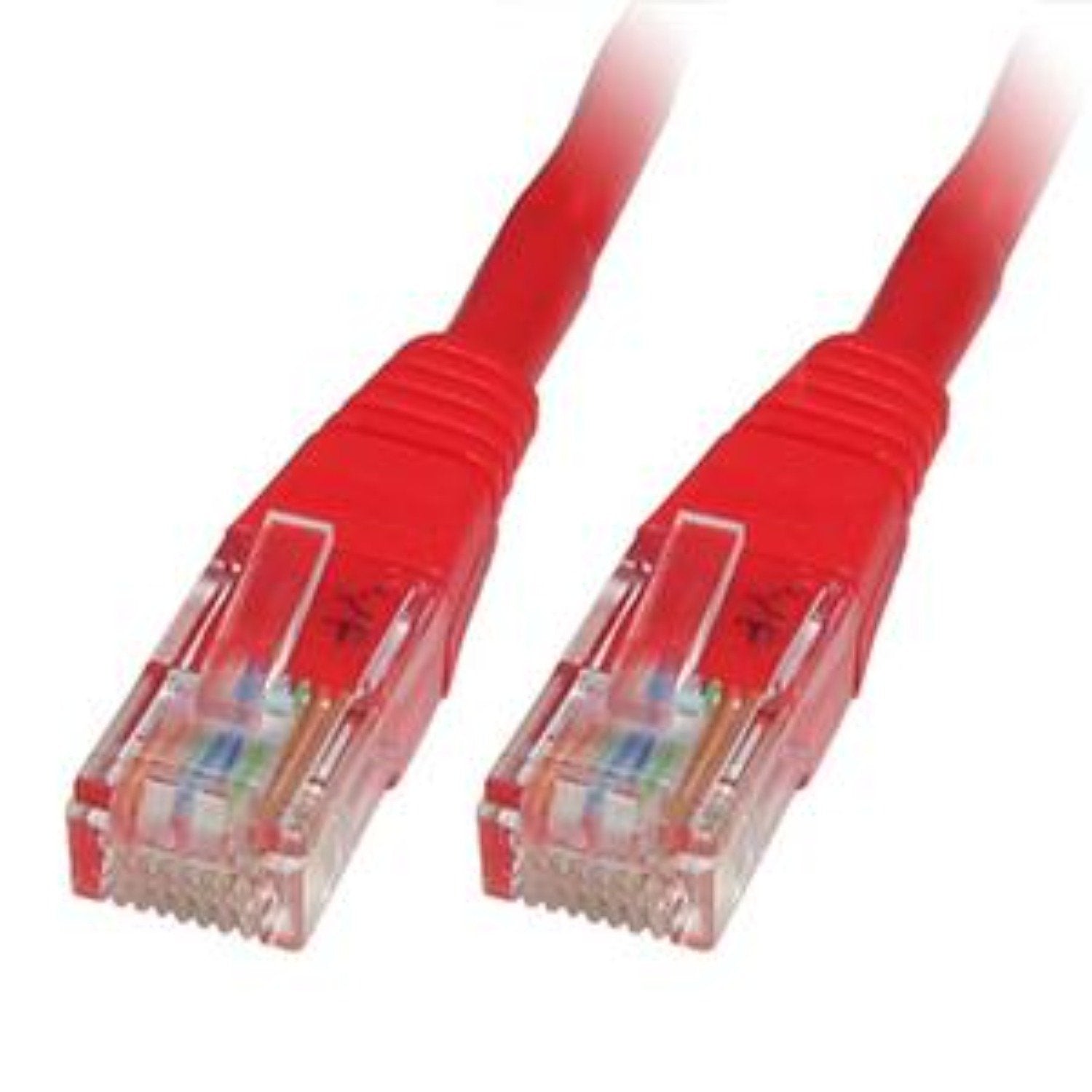 2m Cat6 Ethernet Cable red- 2.0m LMS Data Ethernet Cat6 RJ45 UTP Patch cable cord -Netbit UK