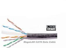  cat6 utp solid cable -305M CAT6 UTP SOLID CABLE (PVC) GREY 