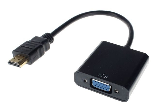 HDMI Male to VGA Female Adaptor with AUX