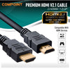 2.0m Ultra High Speed Premium HDMI Cable / Lead v2.1 - 48Gbps/ 8K/ 60Hz (C-HDMI2.1-2-CP)