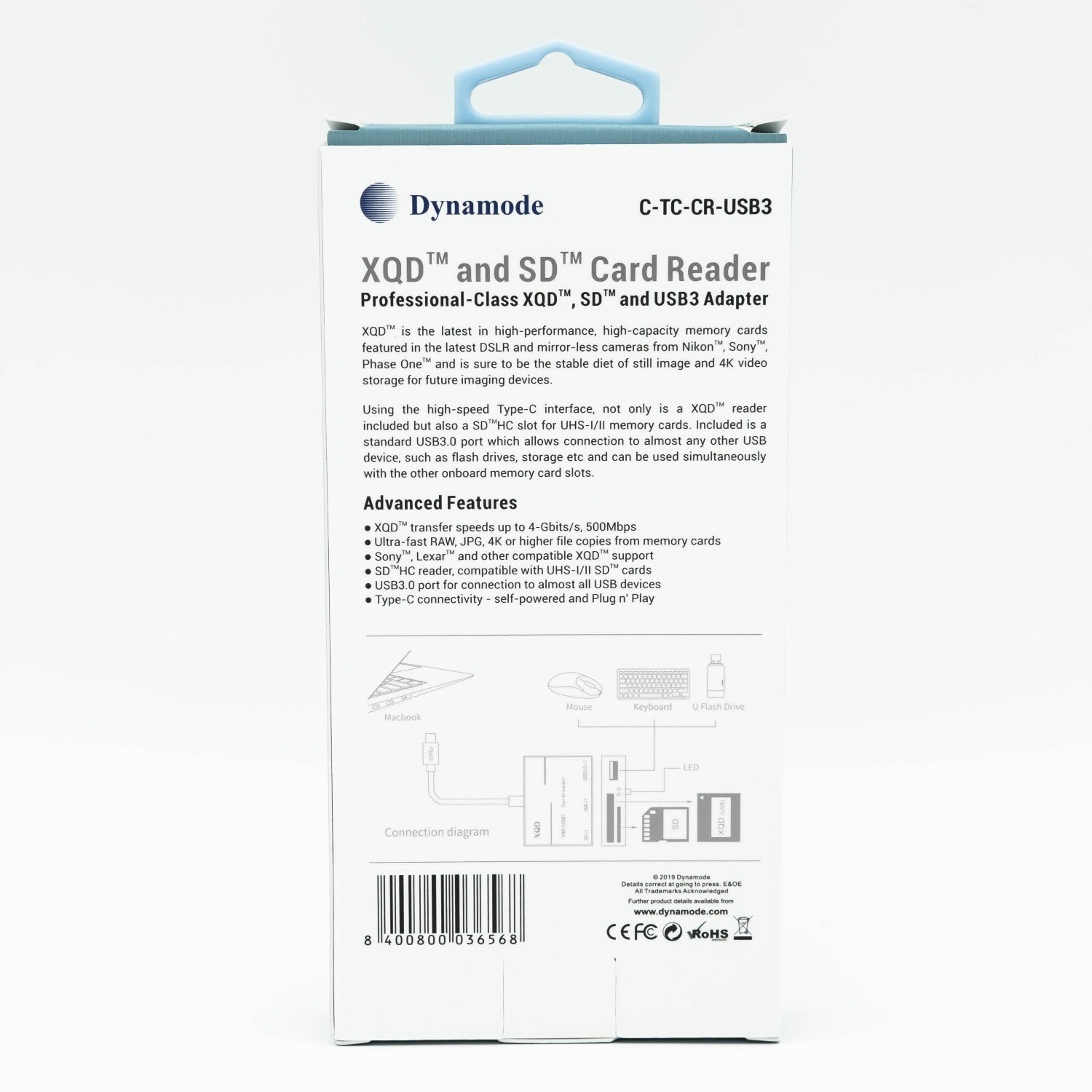 Type C to SD Card Reader - USB Type-C to XQD Card Reader with USB Hub Adapter - Netbit UK