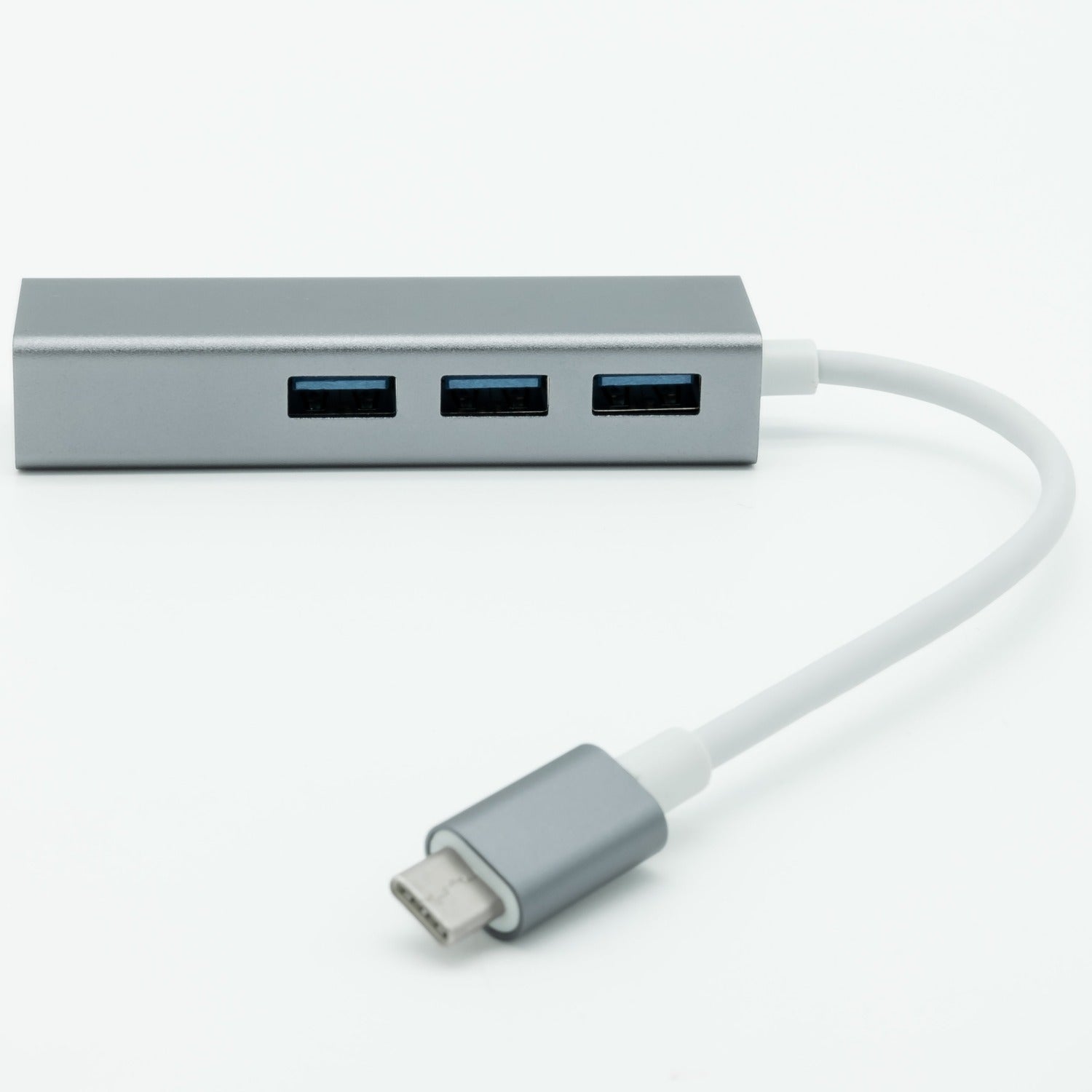 USB Type-C to Gigabit LAN and USB3 Hub Adapter