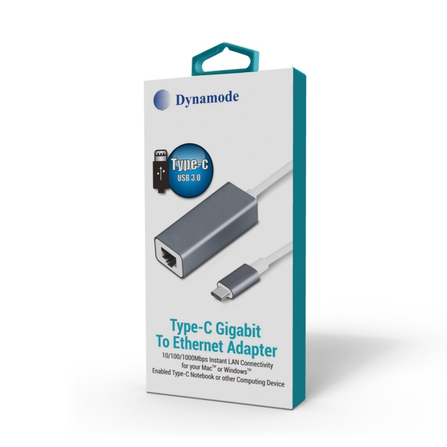 USB3.0 Type-C to RJ45 Gigabit Ethernet Adapter (10/100/1000) - Netbit UK