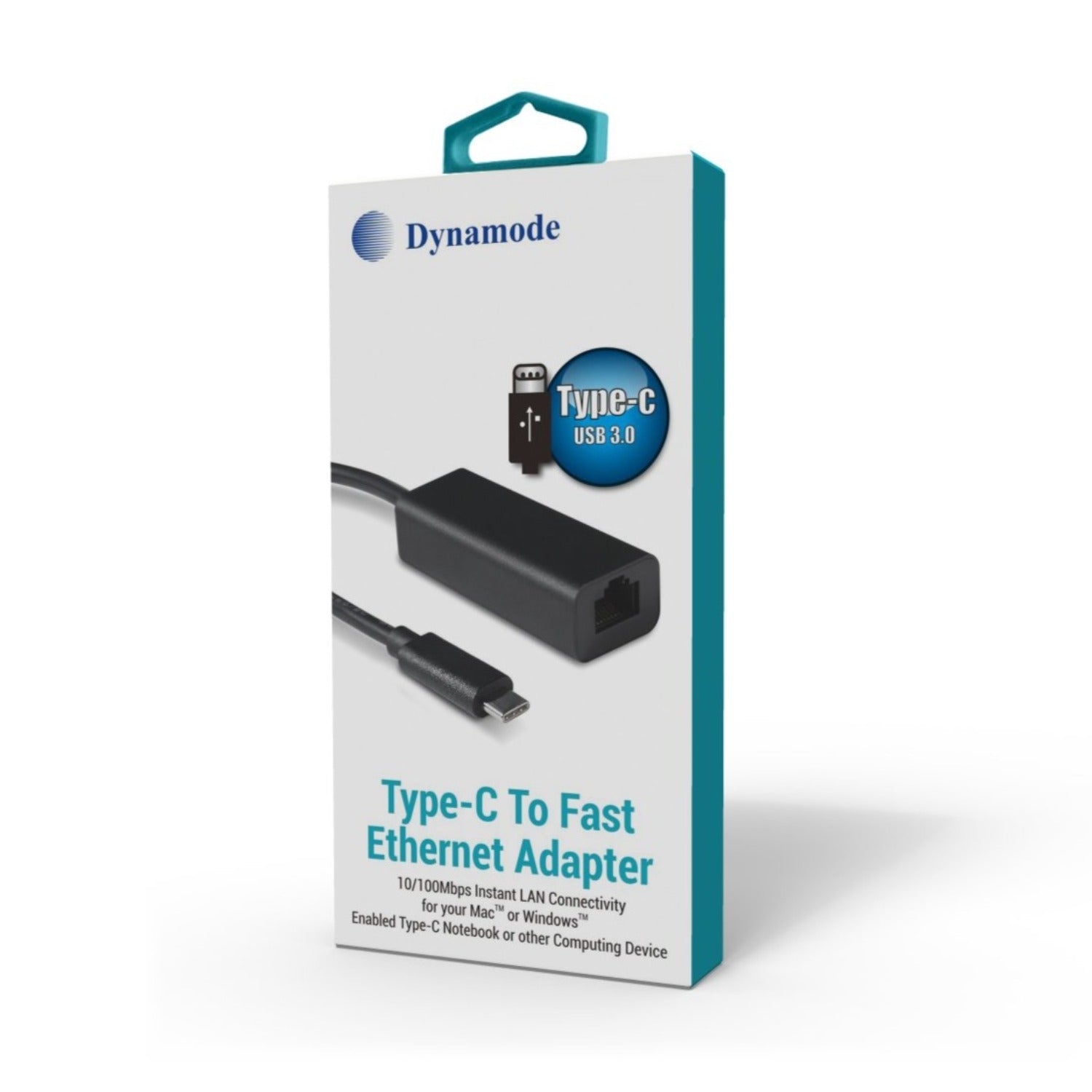 USB3.0 Type-C to RJ45 Fast Ethernet Adapter (10/100) - Netbit UK