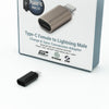 USB Type-C Female to Lightning (tm) Male Sync Charge Adapter | usb type c female to lightning male adapter