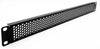 1U 19" Vented/Perforated Blanking Panel - Black