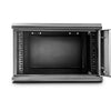 9U 500mm Deep 19" LMS Data Wall Mount Comms/Data Cabinet Rack Pre Built - Black - Back Order