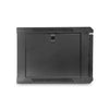 9U 500mm Deep 19" LMS Data Wall Mount Comms/Data Cabinet Rack Pre Built - Black - Back Order