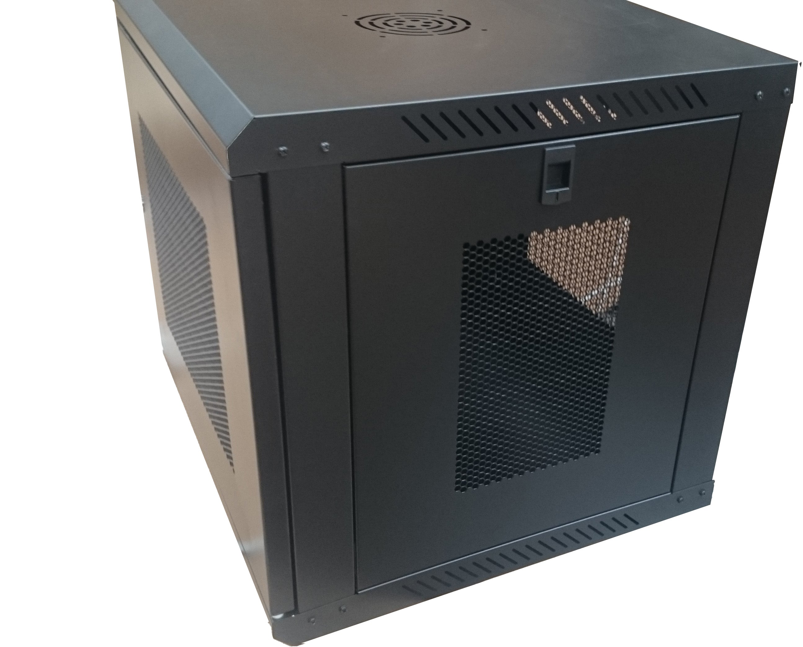 Right-side view of a 9U Wall Mount Network Cabinet