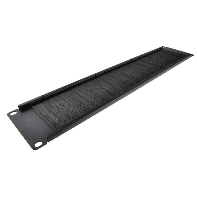 2U 19" Cable Management Bar / Panel - Brush Type (Universal) - Netbit UK